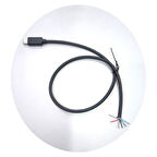 Type c usb c tamir kablosu toplam 11 adet kablo ucu 50cm