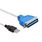 USB to 1284 dotmatrix Yazıcı Kablosu Standart Cn36 pin Paralel Port Kablosu
