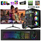 Xaser Star X50 Ryzen 7 5700X 16GB Ram 1TB M.2 NVMe SSD 12GB RTX3060 27" 300Hz Oyuncu Bilgisayarı
