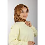 Gold Aker Ipek Krep Saten Eşarp 7208701-332
