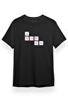ITZY Periodic Table Siyah Kısa kol Erkek Tshirt