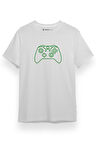 Xbox GamePad Beyaz Kısa kol Erkek Tshirt