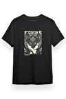 Demon Slayer Anime Inosuke Breath of Beast Siyah Kısa kol Erkek Tshirt