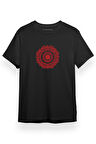Avatar The Last Airbender Red Lotus Siyah Kısa kol Erkek Tshirt