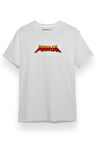 Kung Fu Panda Logo Beyaz Kısa kol Erkek Tshirt