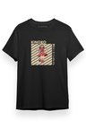 My Hero Academia Anime Kinoko Poster Siyah Kısa kol Erkek Tshirt