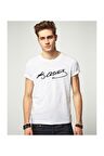 Siyah Beyaz K.Atatürk İmza BeyazTshirt