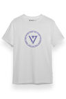 Seventeen Members Logo Beyaz Kısa kol Erkek Tshirt