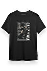 My Hero Academia Anime Erasure Shota Aizawa Art Siyah Kısa kol Erkek Tshirt