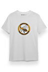 Wiskayok Yellowjackets Logo Beyaz Kısa kol Erkek Tshirt