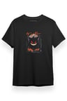 Pokemon Kaiju Pokemon Siyah Kısa kol Erkek Tshirt