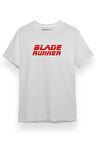 Blade Runner Logo Beyaz Kısa kol Erkek Tshirt