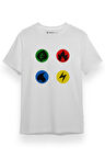 Pokemon Energy İcons Beyaz Kısa kol Erkek Tshirt