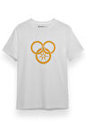 The Wheel Of Time Logo Beyaz Kısa kol Erkek Tshirt