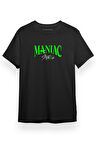 Maniac 2nd World Siyah Kısa kol Erkek Tshirt