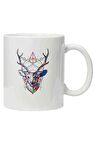 Kupa Bardak Triangles Deer Geyik