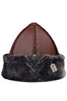 BÖRK, KALPAK, Geleneksel Kayı Alp Şapkası, Kahverengi - 2014