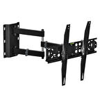 PRO 39-55” Hareketli LCD LED TV Duvar Askı Aparatı – Siyah