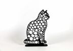 Kedi 15cm Plastik Masa Süsü Masa Dekorasyonu