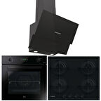 Hoover Ankastre Set Siyah ( HO3158B -HDG6C2GBTK - HVW6MBB )