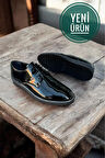 siyah rugan deri bagcıklı nişan dügün özel günler damatlık klasik erkek ayakkabı Siyah / 42