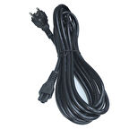 3x1 yonca power kablo notebook adaptör güç kablosu yonca power kablo 5m