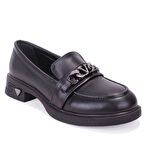 Dagoster DZA07-1270302 Siyah Günlük Loafer  Kadın Ayakkabı