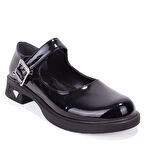 Dagoster DZA07-1004V01 Siyah Rugan Günlük Loafer  Kadın Ayakkabı