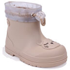 İgor CC334 Mendi Gato Bej Kürklü Günlük Kız Çocuk Yağmur Çizme