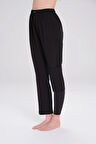 Haşema Esnek Dokuma Siyah Açılmayı Önleyici Taytlı Yüzücü Pantolonu 3087