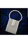El Örmesi - İnci Mini Çanta- Günlük ,Özel Gün (Nikah,Düğün)