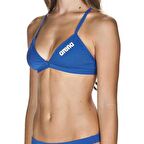 ARENA Kadın MAYO SOLİD TİE BACK TOP BLUE Kadın BİKİNİ ÜST MAVİ 2A24672