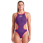 One Biglogo One Piece Kadın Mor Yüzücü Mayosu 001198998