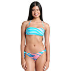 Water Prints Kadın Çok Renkli Yüzücü Bikini 007083801