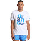 Water Prints Erkek Beyaz Günlük Stil T-Shirt 009406100