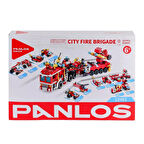Nessiworld P633009 Panlos Şehir İtfaiyesi 557 Parça Blok Seti -Vagon life