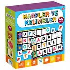 Nessiworld  Games Harfler ve Kelimeler Eğitici Kartlar 120 Harf 5129