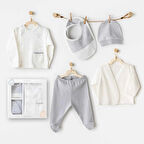 Nessiworld Andywawa AC25700 Mommy's Little Star 5'Li Hastane Çıkışı Ekru