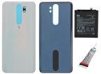 REDMİ NOTE 8 PRO ARKA BATARYA KAPAĞI ,BATARYA VE B7000 YAPIŞTIRICI (MAVİ)