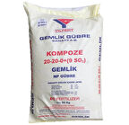 Gemlik 20-20-0+(9SO3) Kompoze Gübre 50 Kg NP Taban Gübresi