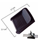 1 Adet Plastik Siyah Kayış Tokası