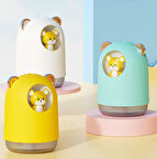 QASUL Sevimli Ayıcık Tasarımlı USB Şarjlı Oda Kokusu ve Gece Lambası Bir Arada