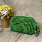 Uretti - Esra 5324 El Yapımı Örgü Makyaj Çantası