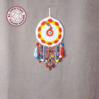 Uretti - ASLI 5776 - 5056 El Yapımı Otantik Nazar Boncuklu Duvar Süsü - Mandala