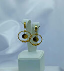 Yeni Sezon Paslanmaz Çelik Çeyrekli Dorika'lı Altın Kaplama Küpe