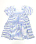 Kız Çocuk Çizgili Elbise CKB-50436