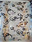 ŞEFFAF MASA ÖRTÜSÜ 1,7 mm 80 cm x 180 cm Kalın  DESENLİ Pvc Kaymaz Masa Örtüsü Koruyucu 80 CM X 180 CM