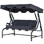 Yekta Antalya 3 Kişilik Bahçe Salıncağı Balkon Salıncak 200 cm