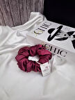 Kadın Saten Toka / M - Gecenin Kızı – Tekli Lüks Lastik Model Scrunchie