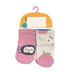 Defne Baby 2'li Bebek Çorabı K004-24
